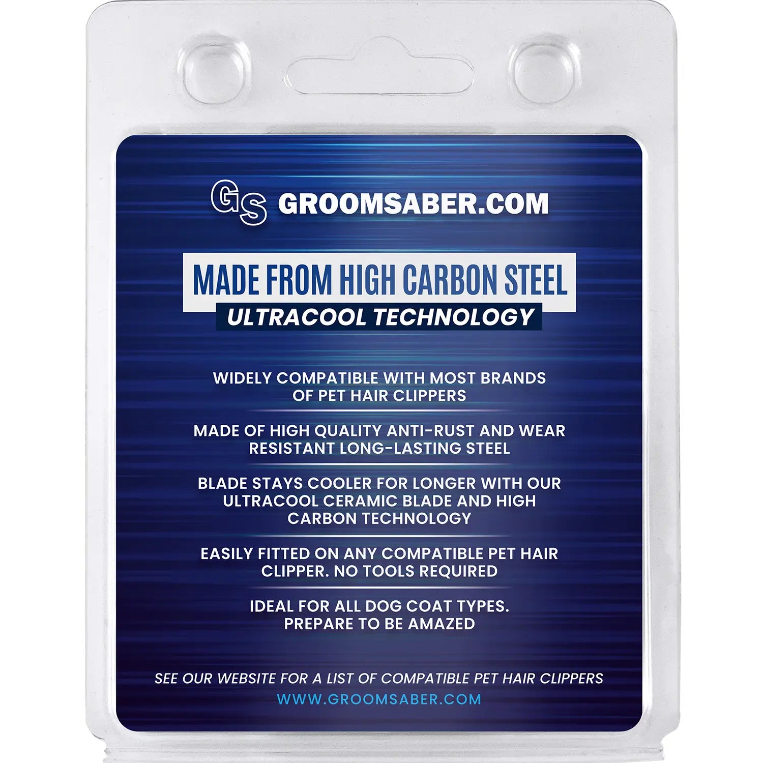 4F Blue Steel Dog Clipper Blade (9.5 mm)