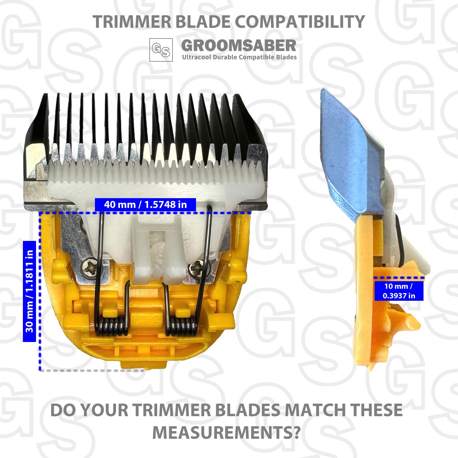7F MaxFit PRO Hondentondeuse Mes (3,5 mm)